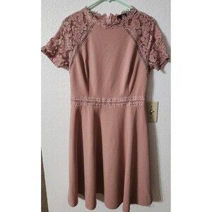 Church Dress Womens Large MISSMAY Retro Floral Lace Cocktail Party Swing A-Line